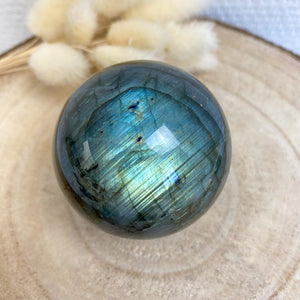 Sphère de Labradorite (protection) sphère [mes jolis cristaux]