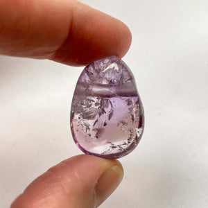 Pendentif percé en Amétrine (sérénité / joie)