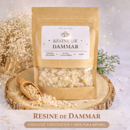 Encens résine Dammar (clarté / purifie les énergies stagnantes) Esoterix