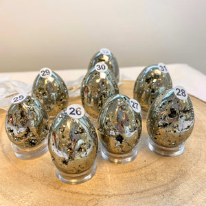 Petit Oeuf en Pyrite (abondance / confiance)