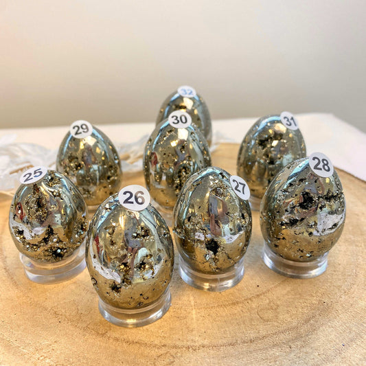 Petit Oeuf en Pyrite (abondance / confiance)