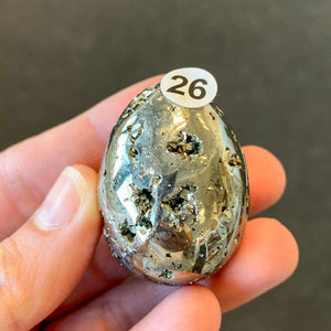 Petit Oeuf en Pyrite (abondance / confiance)