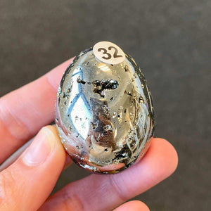 Petit Oeuf en Pyrite (abondance / confiance)