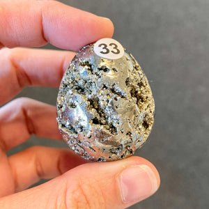 Oeuf en Pyrite - Taille moyenne (abondance / confiance)