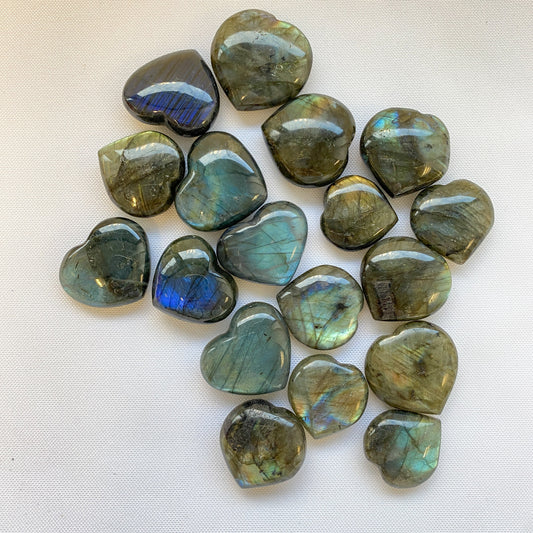 Petit coeur de Labradorite (pierre de protection) cyaleor