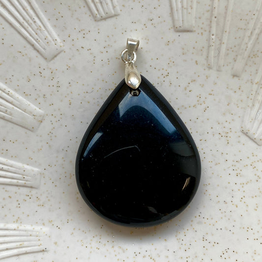 Pendentif en Obsidienne noire (protection) mineral boutique