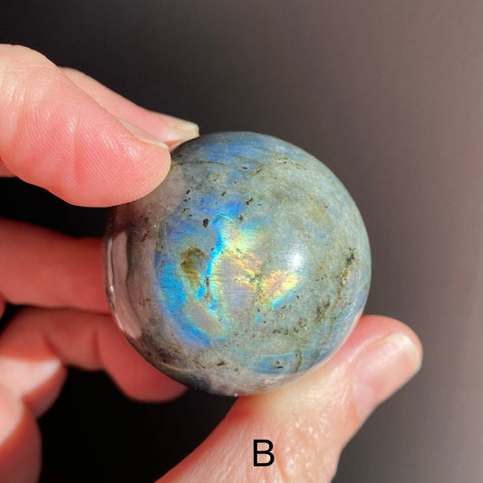 Sphère de Labradorite (protection) sphère [mes jolis cristaux]