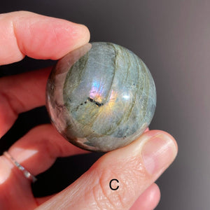 Sphère de Labradorite (protection) sphère [mes jolis cristaux]