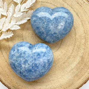 Coeur de Calcite bleue (calme le mental / communication) Coeur [mes jolis cristaux]