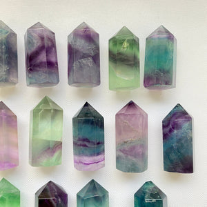 Pointe de Fluorite (concentration / créativité) pointes [mes jolis cristaux]