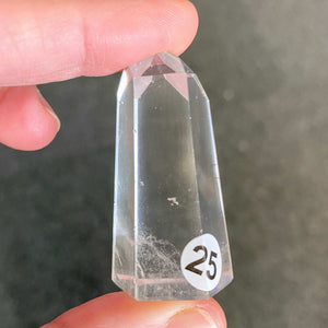Pointe en Cristal de roche (amplificateur d'énergie / intuition)
