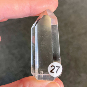 Pointe en Cristal de roche (amplificateur d'énergie / intuition)