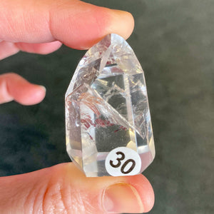 Pointe en Cristal de roche (amplificateur d'énergie / intuition)