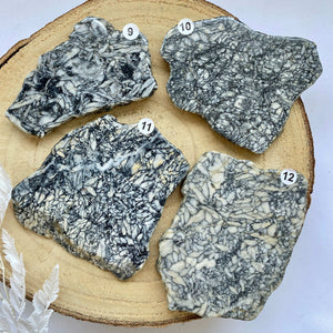 Tranche de Pinolite polie (anti-stress / apaise la colère)