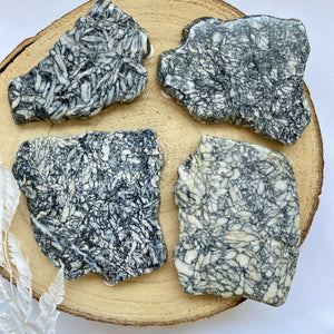 Tranche de Pinolite polie (anti-stress / apaise la colère)