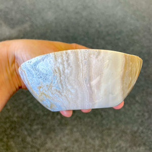 Bol en Jaspe Océan (apaisement émotionnel / objet de rituel)