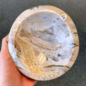 Bol en Jaspe Océan (apaisement émotionnel / objet de rituel)