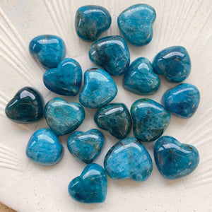 Bébé coeur d'Apatite bleue (pour les hypersensibles / lâcher prise)