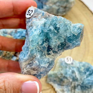 Fluorite bleue brute (concentration / créativité)
