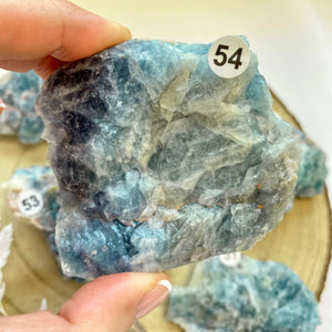 Fluorite bleue brute (concentration / créativité)