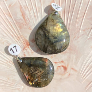 Pendentif Labradorite / Spectrolite (protection)