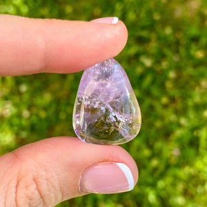Pendentif percé en Amétrine (sérénité / joie)