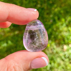 Pendentif percé en Amétrine (sérénité / joie)