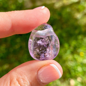 Pendentif percé en Amétrine (sérénité / joie)