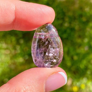 Pendentif percé en Amétrine (sérénité / joie)