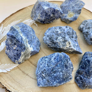 Sodalite brute (concentration / clairvoyance)