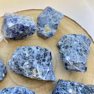 Sodalite brute (concentration / clairvoyance)