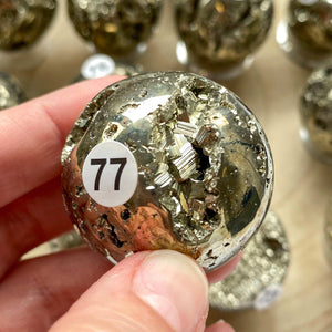 Sphère en Pyrite (abondance / confiance)