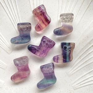 Botte de Noël en Fluorite (concentration / créativité) snow