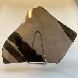 Tranche en Obsidienne fumée (accepte tes parts d'ombre et laisse les mémoires au passé)