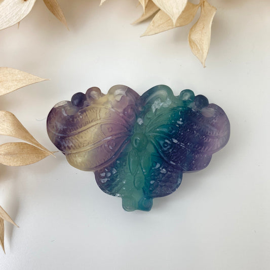 Papillon en Fluorite (concentration / créativité) mes jolis cristaux