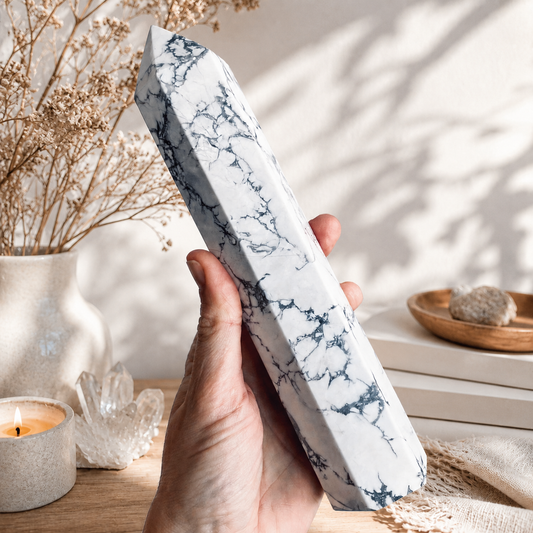 Pointe Howlite (retrouver un équilibre dans sa vie) snow
