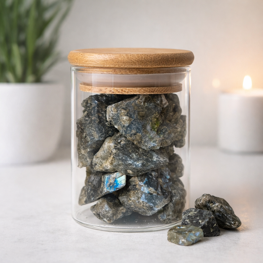 Ecrin de Labradorite brut Arabesk