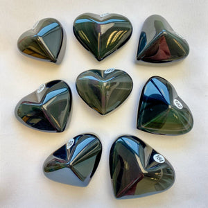 Coeur Obsidienne Oeil Céleste (protection / clairvoyance) Coeur [mes jolis cristaux]