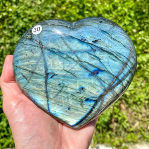 Gros Coeurs de Labradorite (protection) Coeur [mes jolis cristaux]