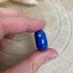 Pendentif en Lapis Lazuli percé (intuition / introspection) pendentif [mes jolis cristaux]