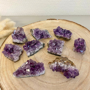 Druse Améthyste (paix intérieure / rechargement des pierres) geode [mes jolis cristaux]
