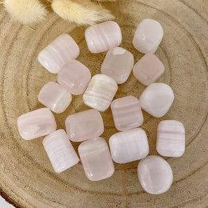 Manganocalcite (apaisement / guérison émotionnelle) pierres roulées [mes jolis cristaux]