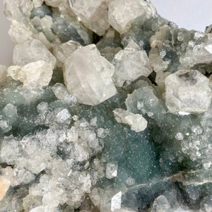 Grosse Druse Apophyllite / Stilbite / Calcédoine (intuition / paix intérieure) pierres brutes [mes jolis cristaux]