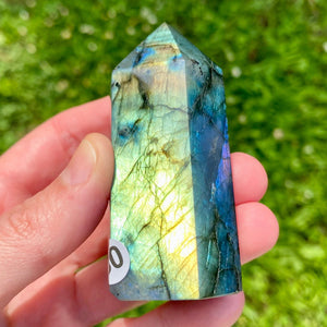 Pointe en Labradorite (pierre de protection) pointes [mes jolis cristaux]