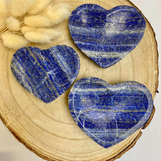 Bol coeur en Lapis Lazuli (intuition / clairvoyance) formes libres [mes jolis cristaux]