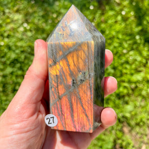 Pointe de Labradorite sunset (pierre de protection) pointes [mes jolis cristaux]