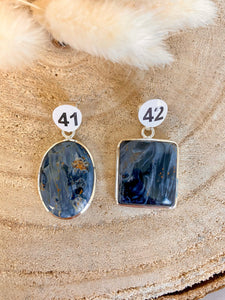 Pendentif serti argent Piétersite (force / dynamisme) pendentif [mes jolis cristaux]