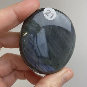 Galet Labradorite (pierre de protection) Galet [mes jolis cristaux]