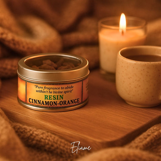 Encens Résine Orange Cannelle (réconfort / sérénité / cocooning) phoenix