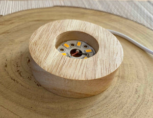 Socle lumineux formes libres [mes jolis cristaux]